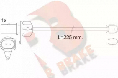 R BRAKE 610599rb -  
